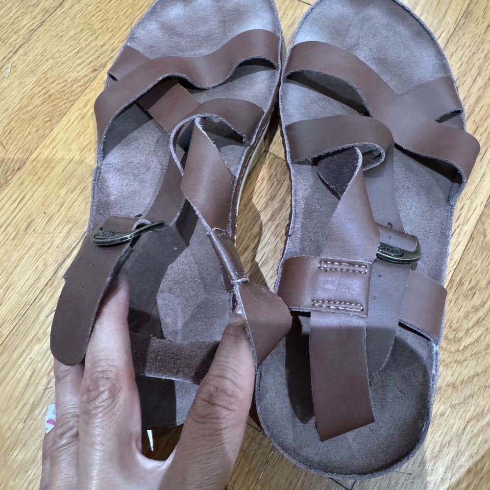 Chaco Brown leather Women's Sandals size 6